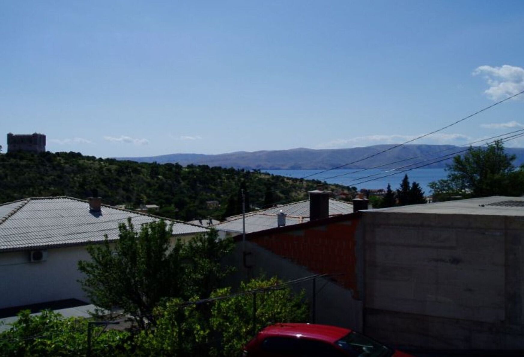 Blick von der Unterkunft