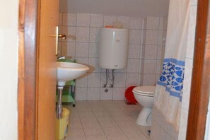 Shower, hair dryer