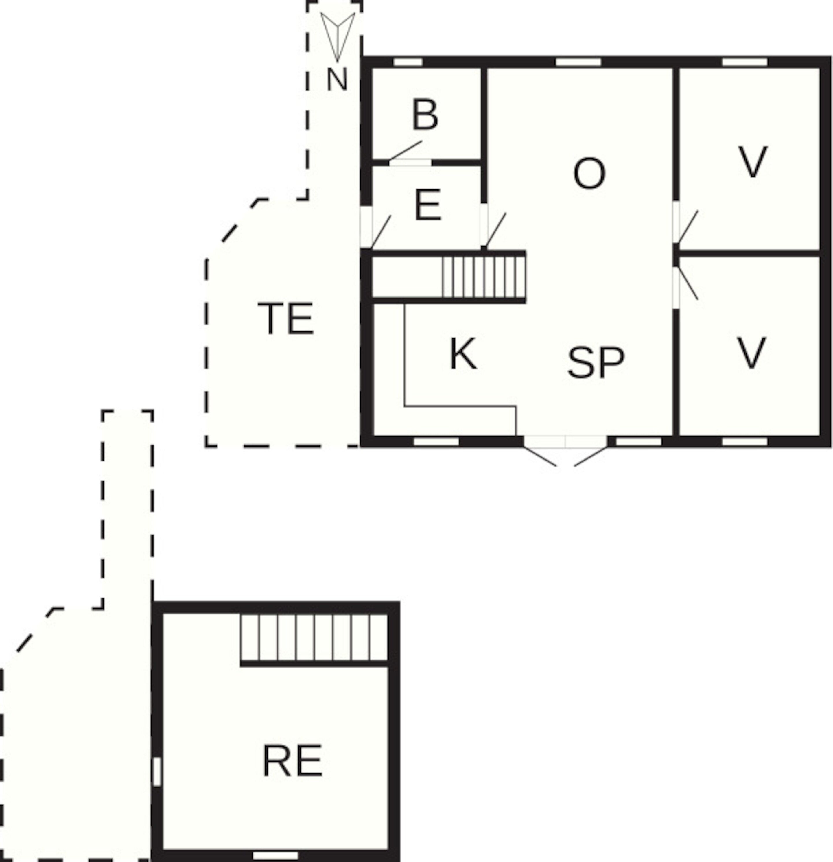 Classic House, 2 Bedrooms | Floor plan