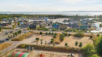 Udsigt fra overnatningsstedet