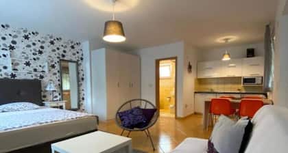 Apartments Lara Rab - Studio Apartment with Balcony