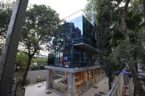 Voorkant van accommodatie