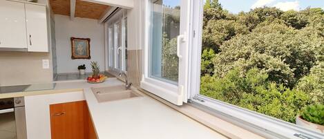 Kühlschrank, Ofen, Herdplatte, Geschirrspüler