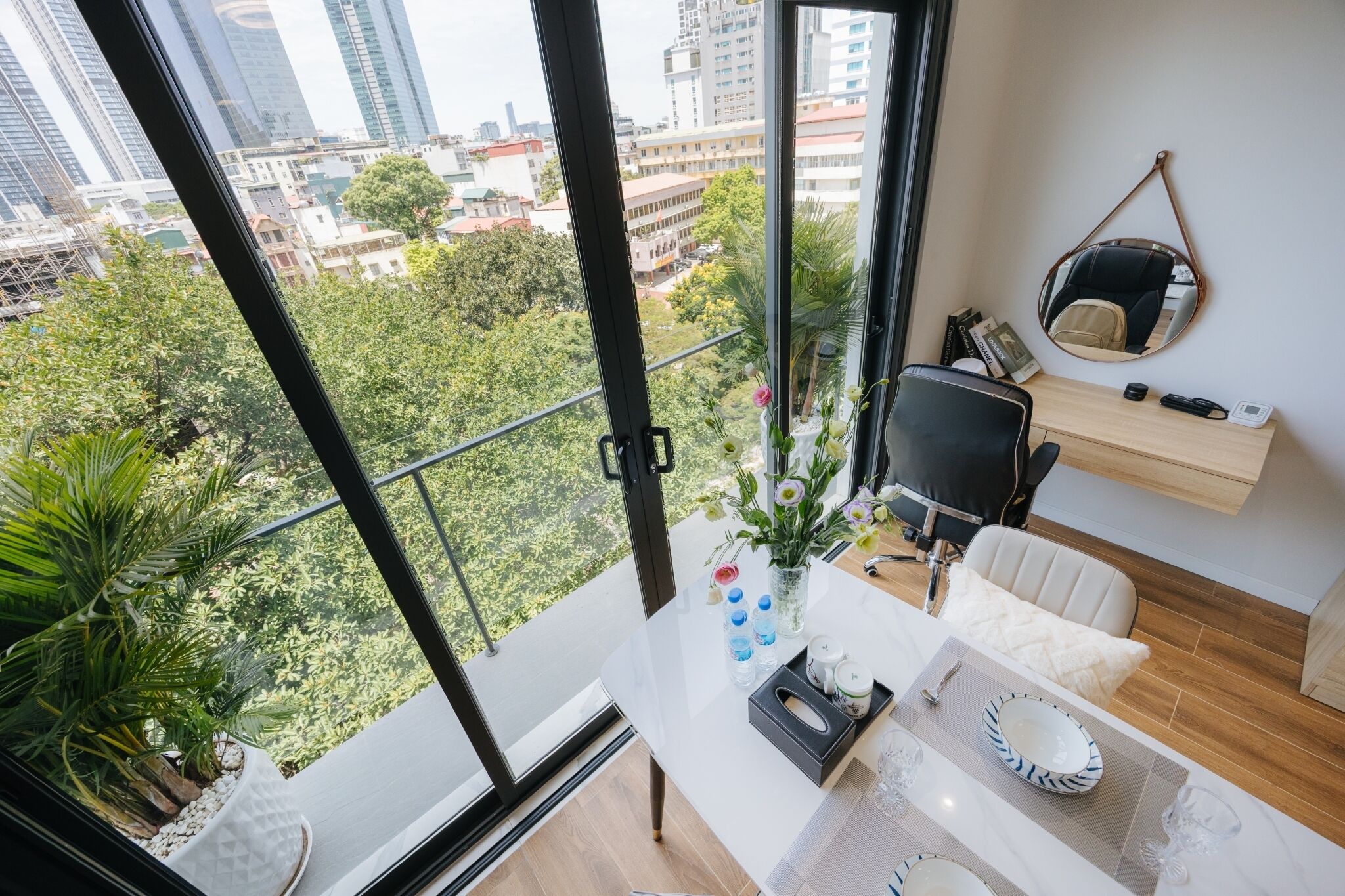 Luxury Apartment, Balcony, City View | Terrace/patio