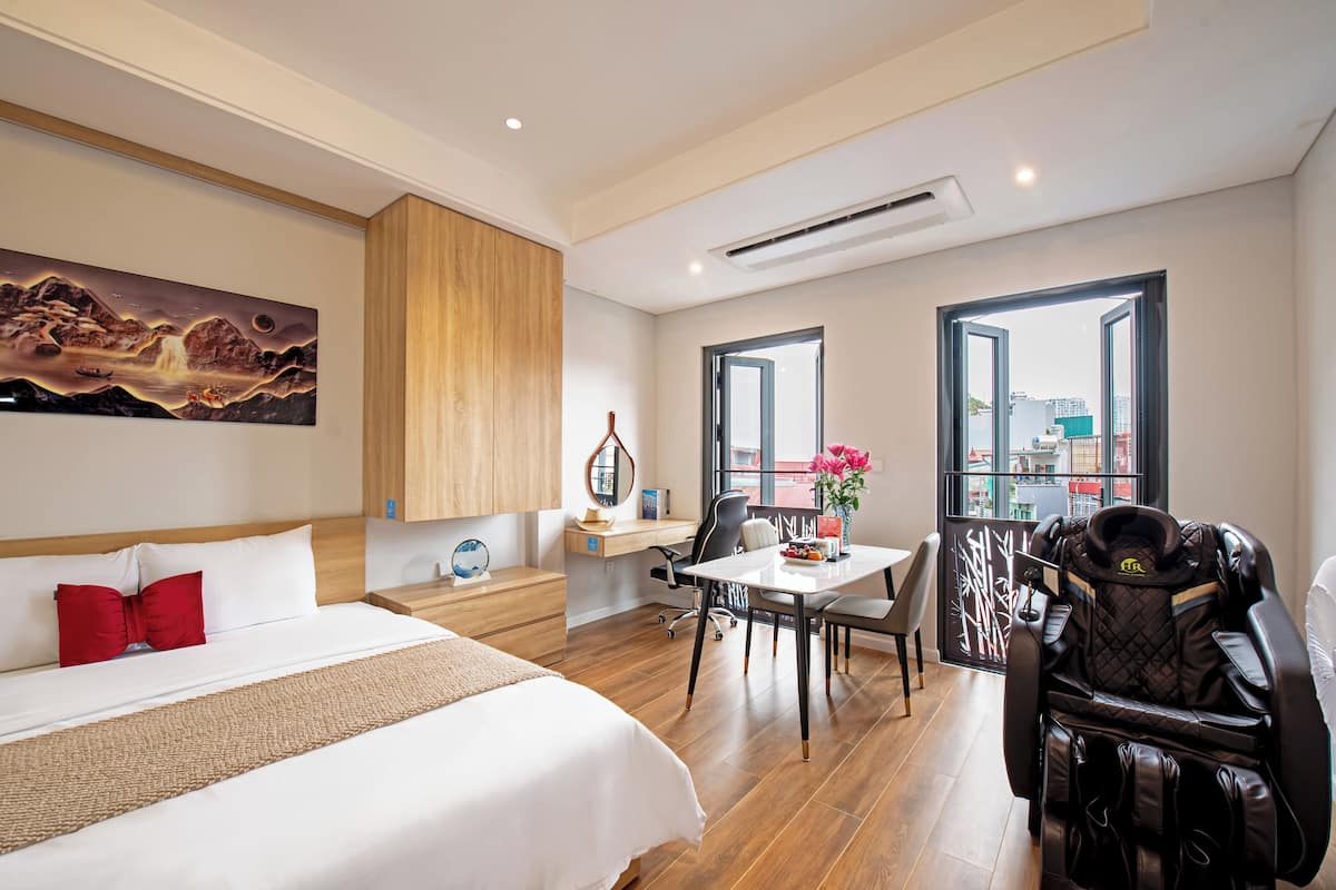 Deluxe-Apartment, 1 Schlafzimmer | Massage in der Unterkunft
