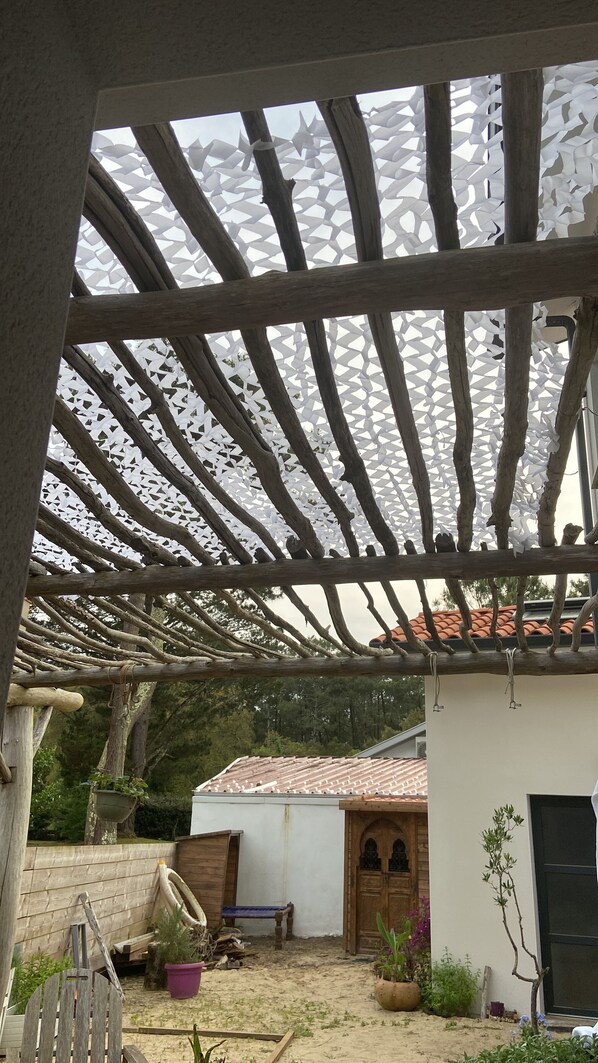 Terrace/patio - House near the ocean cosy chic spacious pleasant, 900 m from the beach (Tarnos)