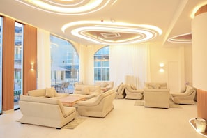 Sala de estar en el lobby