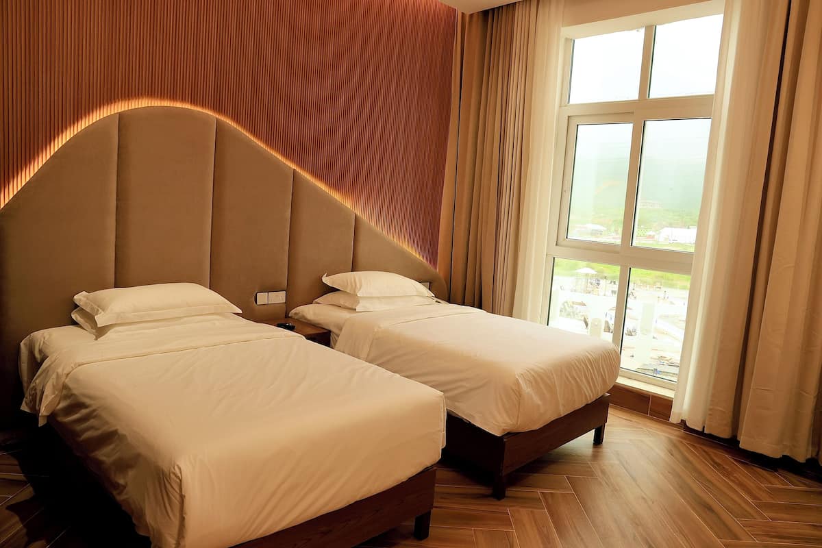 Wifi gratis y ropa de cama