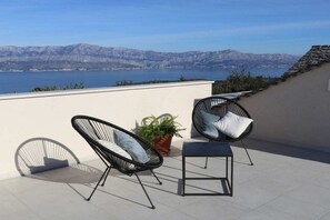 Terrace/patio - Secluded Oasis with Pool, Outdoor Kitchen, & Landscaped Terraces - Three Bedroom Villa (Supetar)