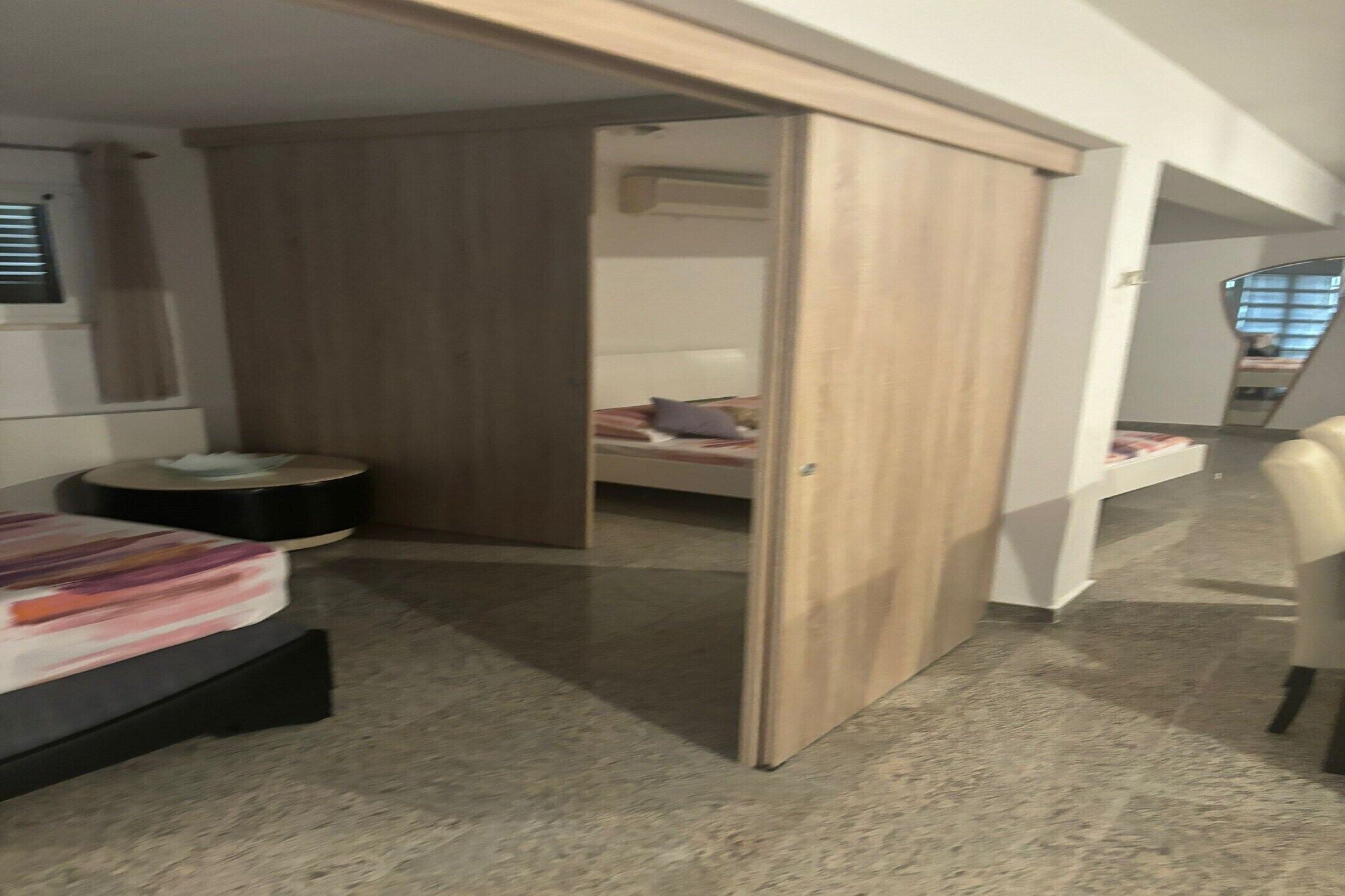 1 bedroom, iron/ironing board, travel crib, WiFi (free)