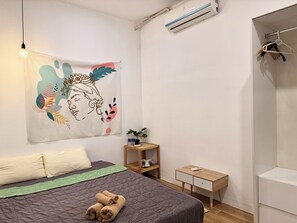 2 makuuhuonetta, silitysrauta/-lauta, Wi-Fi