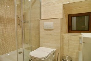 Shower, hair dryer