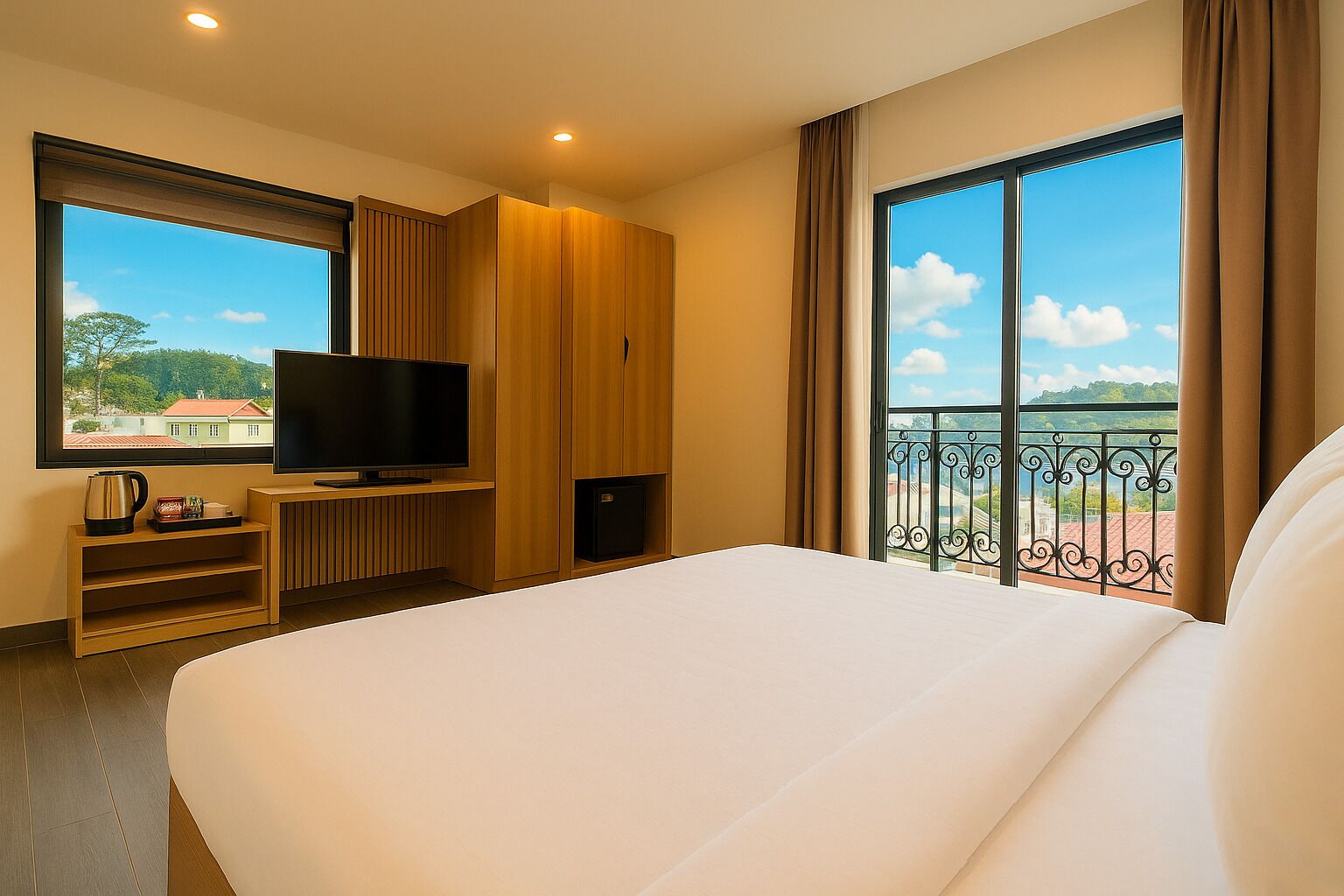 Chambre Double Deluxe, balcon