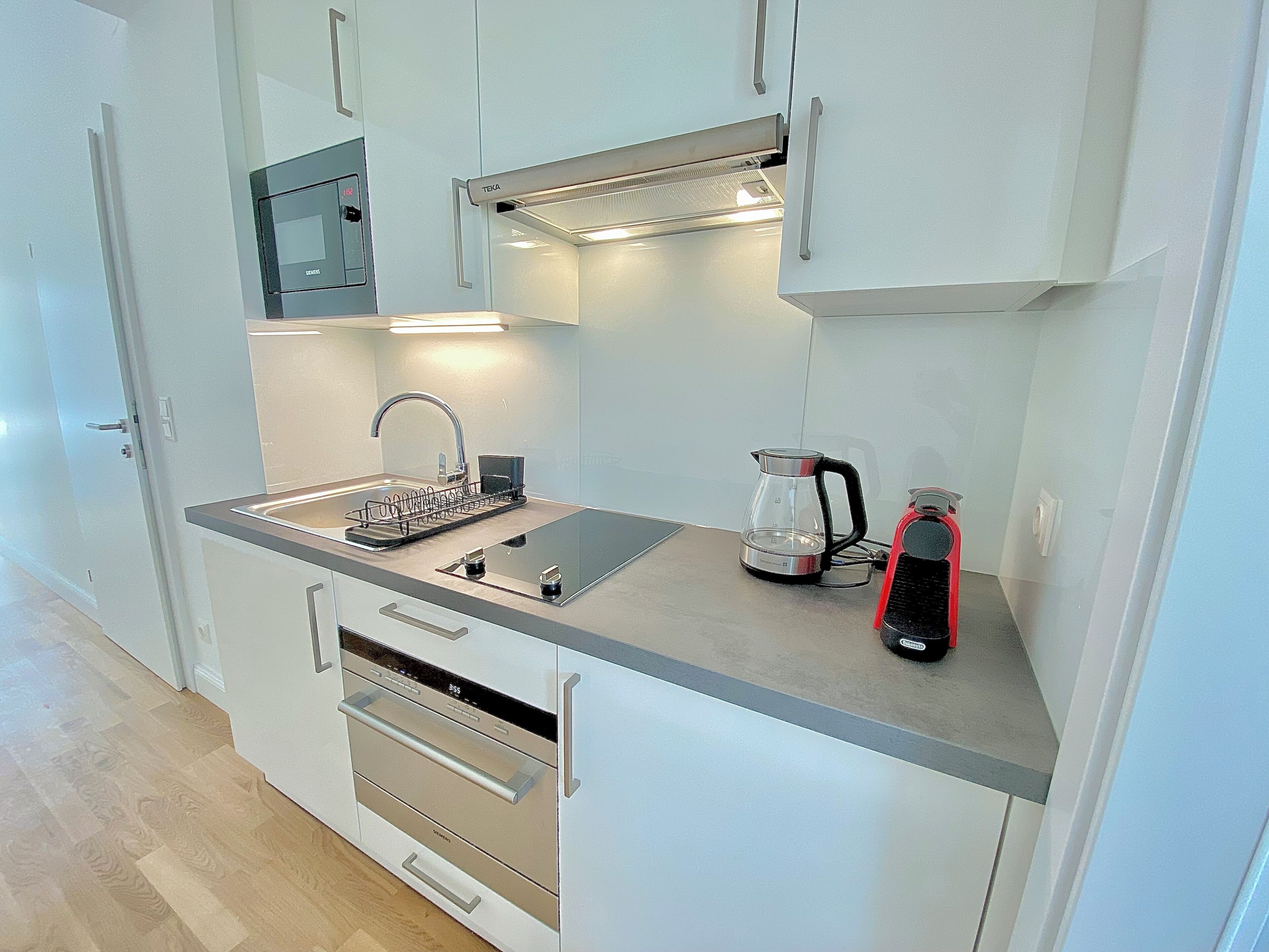 Junior-Apartment, 1 Queen-Bett und Schlafsofa, Nichtraucher | Eigene Küche