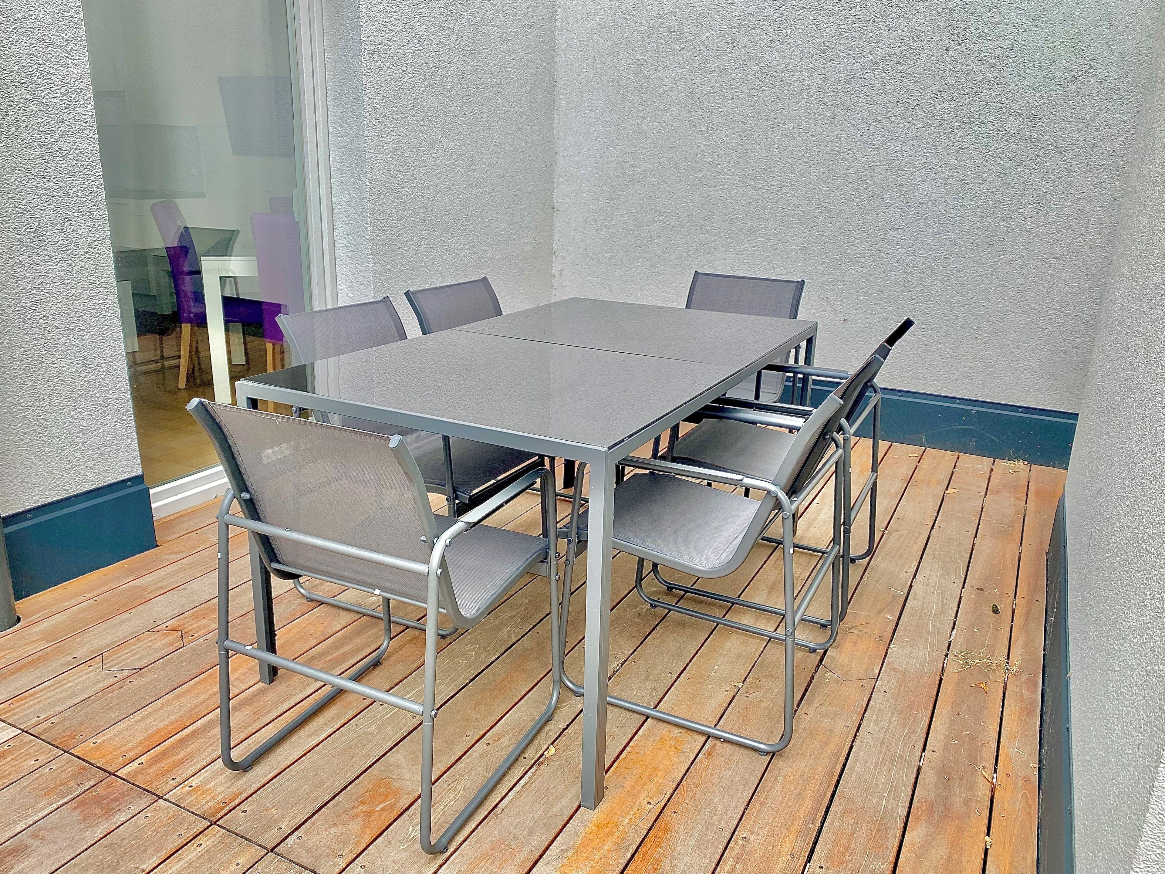 Family Apartment, Non Smoking, Kitchen | Terrace/patio