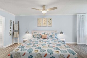 2 bedrooms, iron/ironing board, free WiFi, bed sheets