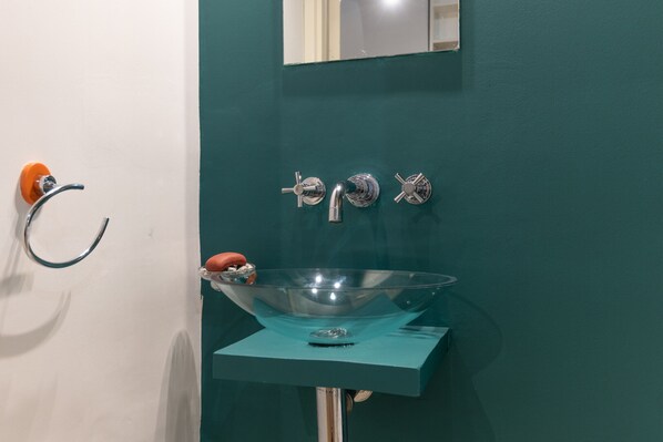 Shower, hair dryer
