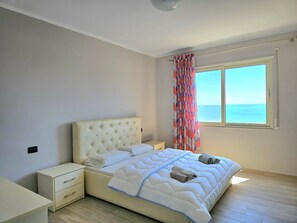 2 bedrooms, iron/ironing board, free WiFi, bed sheets - Sea Vista Durres 099 (Durres)