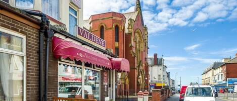 Facciata della struttura