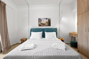 Apartment, 2 Schlafzimmer | Schallisolierte Zimmer, Bügeleisen/Bügelbrett, kostenlose Babybetten