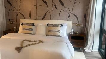 Desk, iron/ironing board, WiFi (free), bed sheets