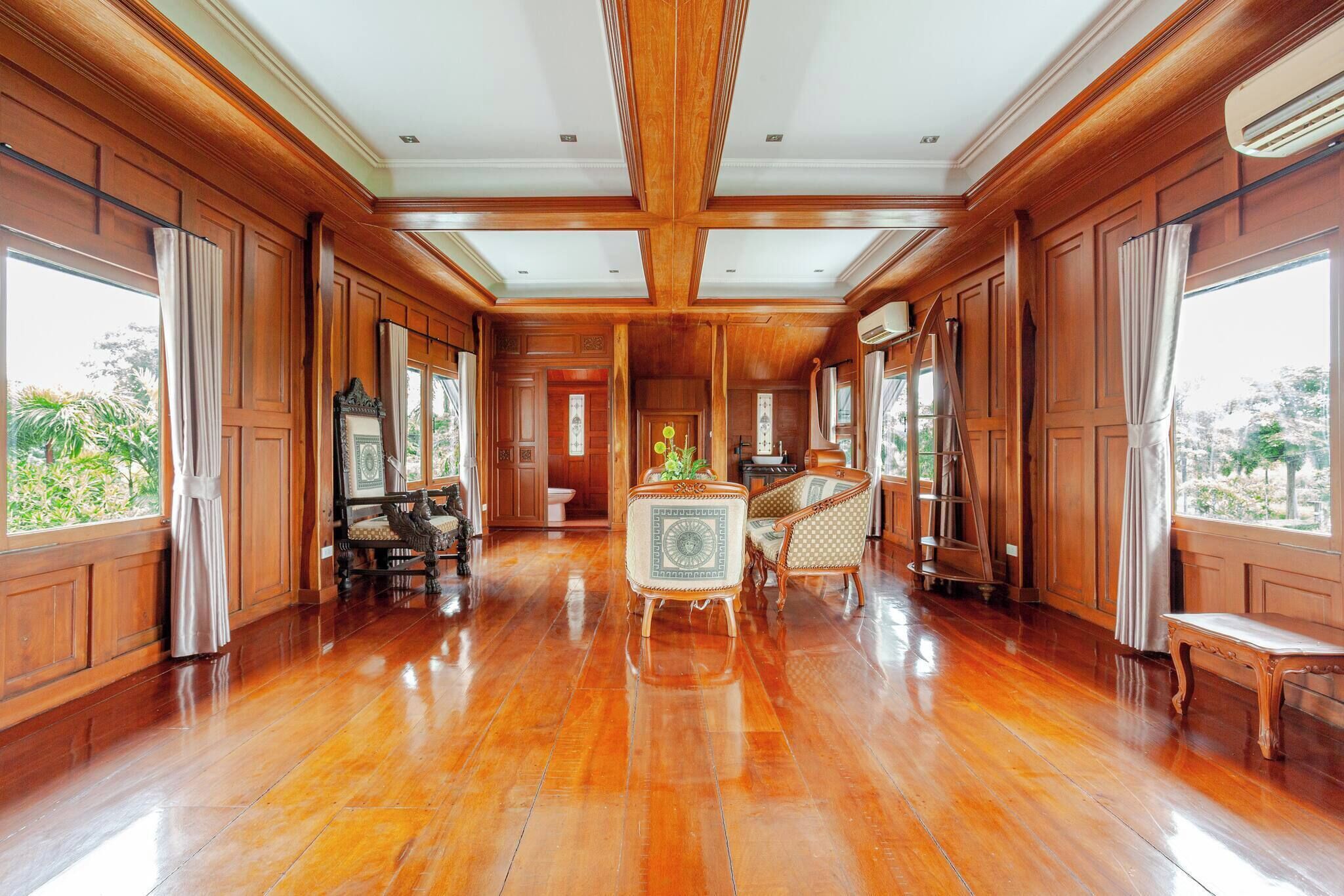 Villa, 4 Bedrooms, Smoking, Private Pool | Living area