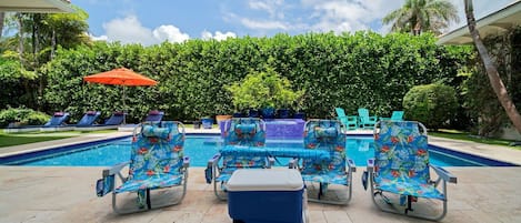 Una piscina climatizada