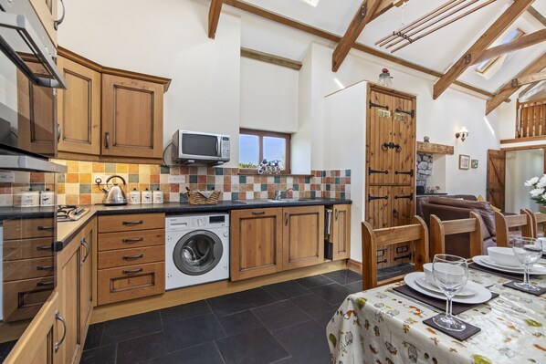 Microwave, oven, dishwasher, toaster