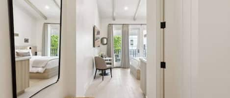 Iron/ironing board, travel crib, WiFi, bed sheets