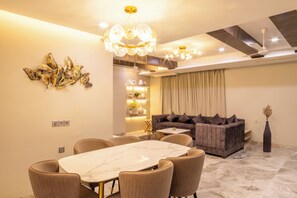 Sitteområde i lobbyen