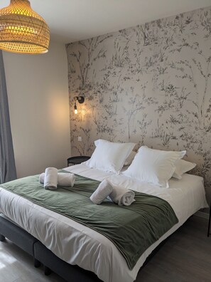 4 bedrooms, iron/ironing board, travel crib, WiFi