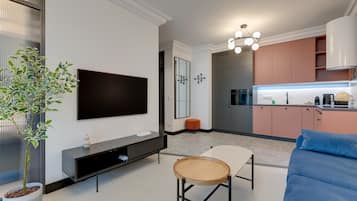 Departamento, balcón | Tabla de planchar con plancha y wifi gratis