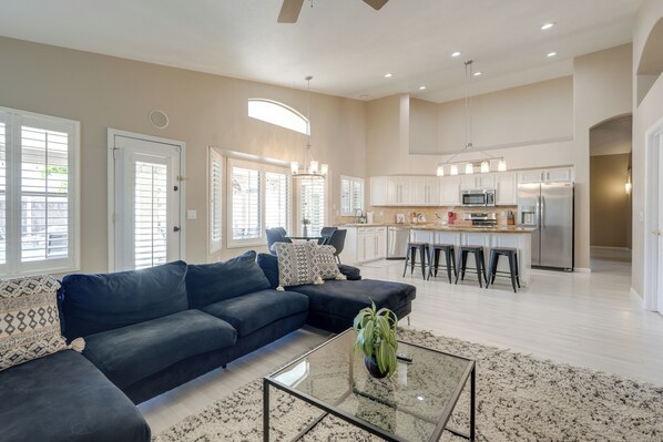 Interior - Private Pool & Patio: Spacious Gilbert Getaway! (Gilbert)