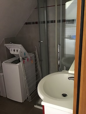 Hair dryer, toilet paper