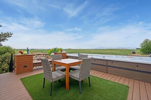 House, Multiple Beds, Patio, Garden View (8466 Golden Fields) | Terrace/patio - Wright House Country Retreat w/ Spa, EV + Garage (Loveland)