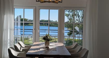 Ferienwohnung Coproyshof am See mit privatem Strand & Feuerstelle