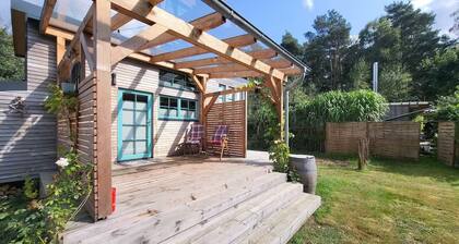 Eco Tiny House in vacation park near ecovillage