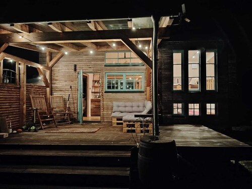 Eco Tiny House in vacation park near ecovillage