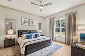 3 slaapkamers, een bureau, een strijkplank/strijkijzer, gratis wifi