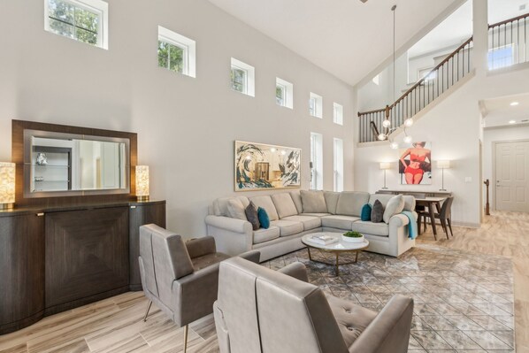 Smart-tv en een open haard