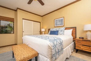 4 habitaciones, tabla de planchar con plancha y cuna de viaje 