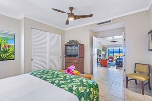 Wake up to ocean views from this tropical paradise suite. KGV-24P2 - Kapalua Golf | Golf View 4 BR, Sleeps 12 | Car Incl. w/ 6+ Nights | KGV ML-1135 by KBM (Lahaina)