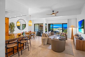 TV - Kapalua Golf Villas | 2 Free Rental Cars | KBM Resorts | Custom Remodel | 2 Units, 4 Bedrooms | ML-1135 (Lahaina)