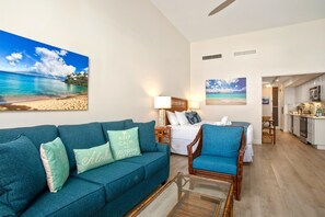 TV - Maui Kaanapali Villas | 4 Free Rental Cars | KBM Resorts | Maui Kaanapali Villas Remodeled Studio | 4 Units, 4 Bedrooms | MKV ML-1147 (Lahaina)