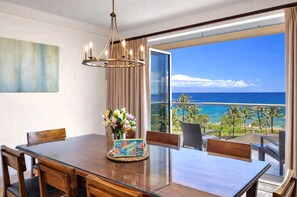 Dining - Honua Kai Hokulani | 2 Free Rental Cars | KBM Resorts | Front Of Resort W Bbq | 2 Units, 5 Bedrooms | ML-1151 (Lahaina)