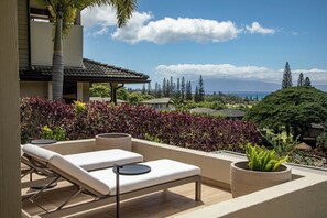 Terrace/patio - Kapalua Golf Villas | 2 Free Rental Cars | KBM Resorts | Ocean View Luxury 2-bedroom Unit Kapalua Golf Villas | 2 Units, 3 Bedrooms | ML-1215 (Lahaina)
