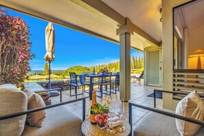 Outdoor dining - Kapalua Golf Villas | 2 Free Rental Cars | KBM Resorts | Custom Remodel | 2 Units, 3 Bedrooms | ML-1217 (Lahaina)
