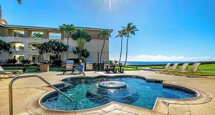 Beautiful 2-bedroom condo on the ocean with WiFi, AC, fitness room