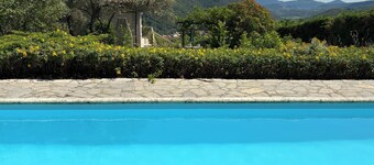 Villa with swimming pool in the hills above Lodève
