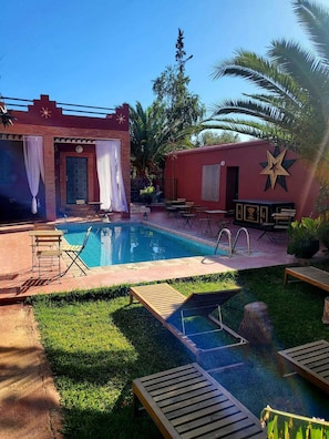 Pool - Charming Private Farmhouse – Pool, Garden & 5 Bedrooms near Marrakech (Marrakesh)